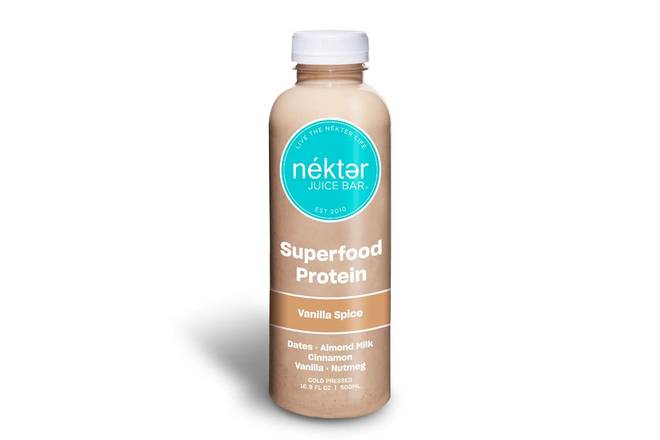 Order Vanilla Spice Superfood Protein food online from Nekter Juice Bar store, San Marcos on bringmethat.com