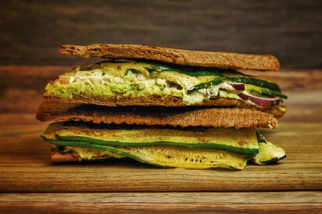 Order Veggie Toasty food online from Holy Schnitzel store, Roseland on bringmethat.com
