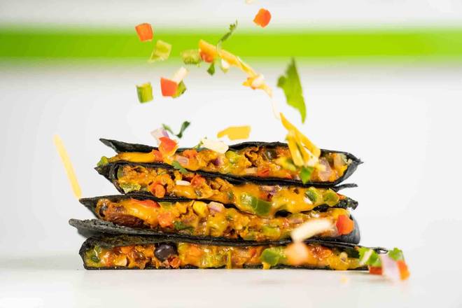 Order Black Bean Burger Quesadilla food online from Goji Juicery And Kitchen store, Pembroke Pines on bringmethat.com