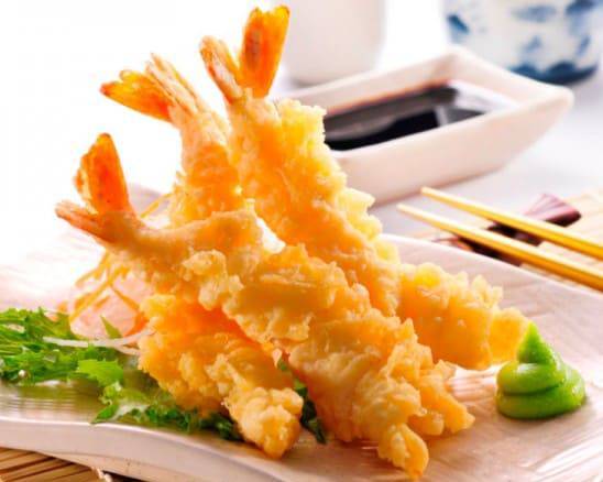 Order Shrimp Tempura (5 pcs) (天妇罗虾(5 只)) food online from Kyuramen 九汤屋 store, Cherry Hill on bringmethat.com