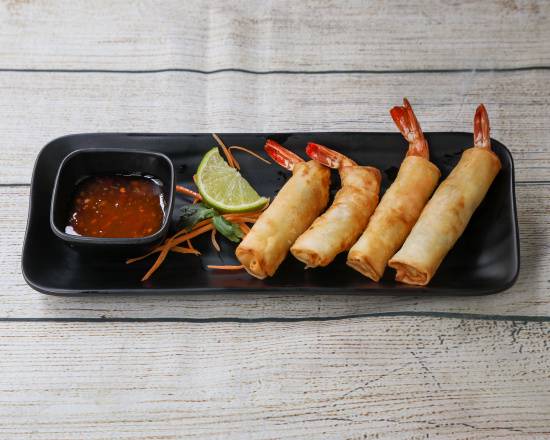 Beignet crevettes farcies