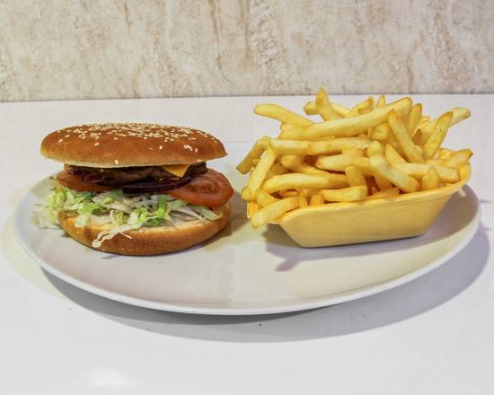 Menu double cheeseburger