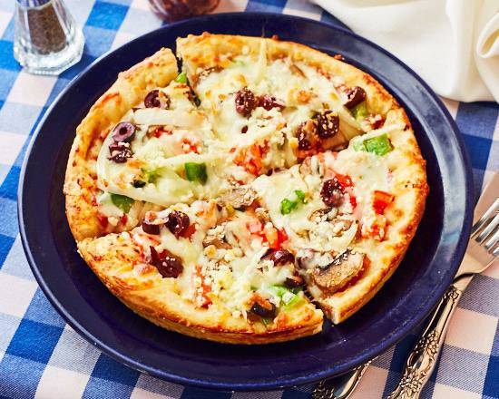 Order Veggie Pizza food online from Athens Kouzzina store, Duluth on bringmethat.com