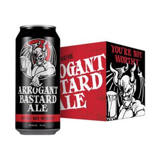 Order stone arrogant bastard 6 pack 12 oz bottles food online from Rocky Liquor store, Claremont on bringmethat.com