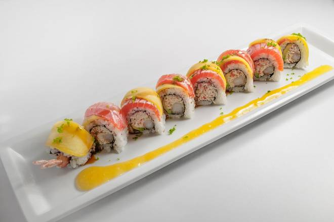 Order MANGO SHRIMP ROLL food online from RA Sushi Bar store, Las Vegas on bringmethat.com