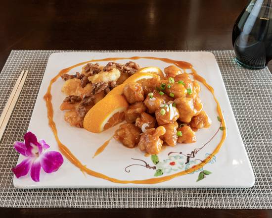 Order Honey Walnut Shrimp and Chicken food online from Miya Sushi store, Jacksonville on bringmethat.com