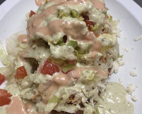 Order Patacon Llanero Pollo food online from Arepa One store, Hialeah on bringmethat.com