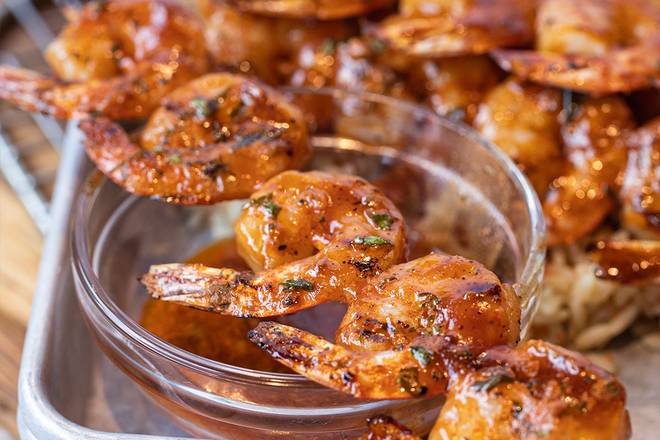 Order Fire Grilled Shrimp food online from Ember Smoked Bbq store, Tuscaloosa on bringmethat.com