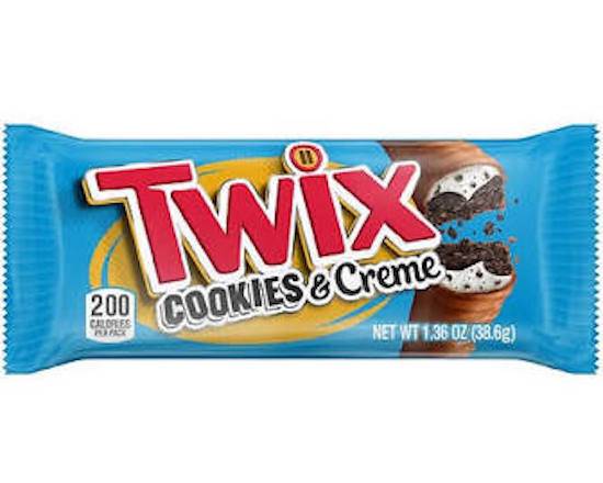 Order Twix Cookies & Creme 1.36oz food online from George's Market store, San Francisco on bringmethat.com
