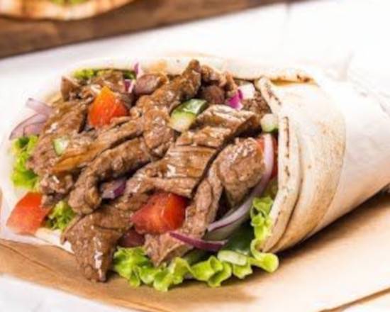 Order Beef Shawarma Wrap food online from Shishkabab store, Gresham on bringmethat.com