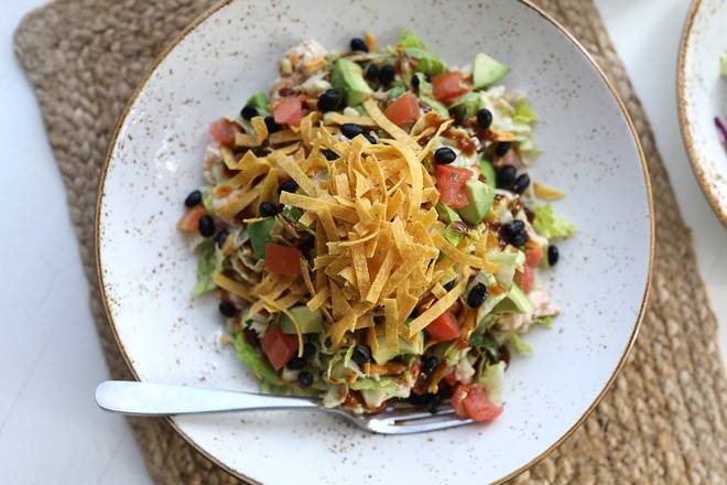 Order Tex-Mex Salad food online from Lazy Dog Restaurant & Bar store, Addison on bringmethat.com