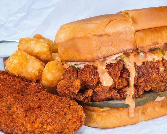 Order BEYOND® 1-TENDER & 1-SLIDER COMBO food online from Bad Mutha Clucka store, Austin on bringmethat.com