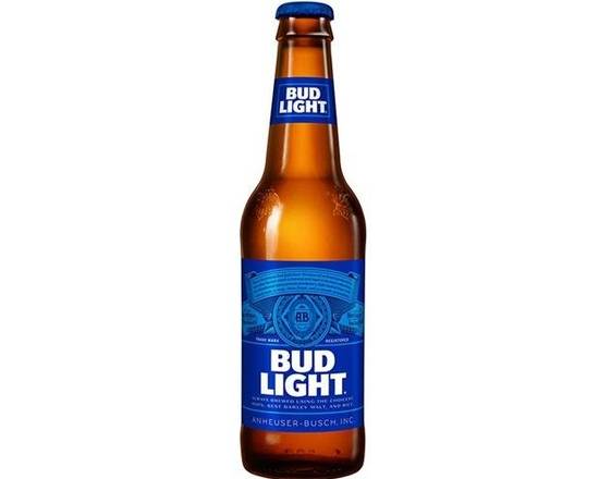 Order Bud Light, 12oz bottle beer (4.2% ABV) food online from Thai Treasure store, Arlington on bringmethat.com