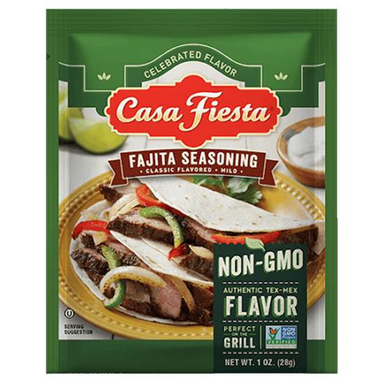 Order Casa Fiesta Mild Fajita Seasoning 1oz food online from Everyday Needs by Gopuff store, Ladera Ranch on bringmethat.com