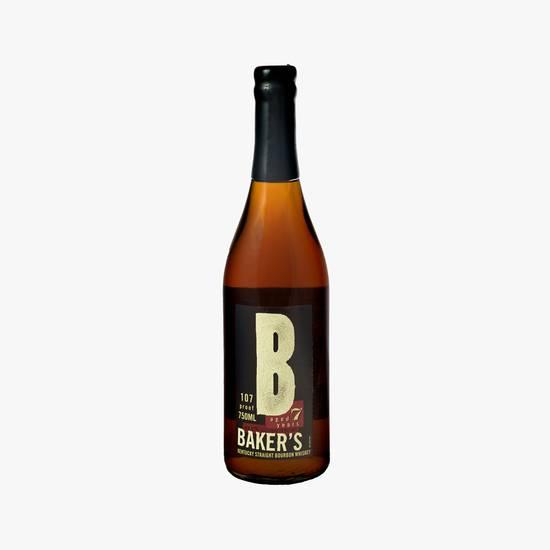 Order Baker's Kentucky Straight Bourbon Whiskey Aged 7 Years food online from Santa Monica Liquor store, Santa Monica on bringmethat.com