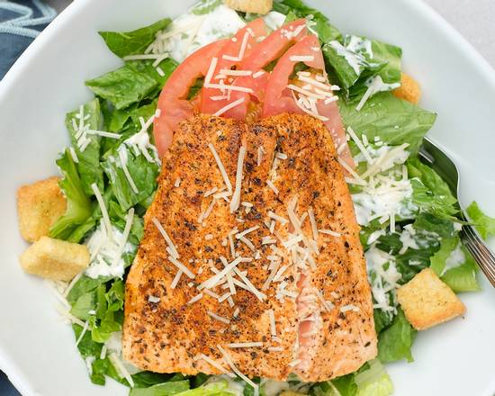 Order Salmon Caesar Salad food online from Hof Hut store, Torrance on bringmethat.com