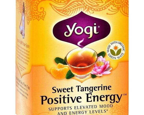 Order Yogi Sweet Tangerine Positive Energy 16 count food online from Fresko Market store, Miami on bringmethat.com