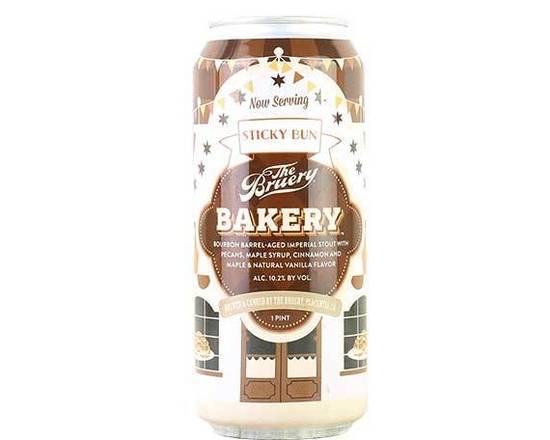 Order Bruery Bakery Sticky Bun Barrel Aged Stout 16oz Can (10.2% ABV) food online from Silver Liquor Market store, Los Angeles on bringmethat.com