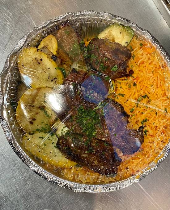 Order Lamb Kabob Entree food online from Habeeb Grill By Pita Grill And Creperie store, Franklin on bringmethat.com