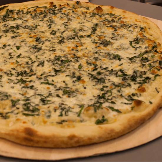 Order Medium Spinach pizza food online from Nagila Pizza store, Los Angeles on bringmethat.com