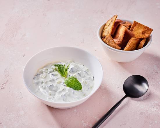 Order Tzatziki (V) by SAJJ Mediterranean Express food online from Barzotto store, Palo Alto on bringmethat.com