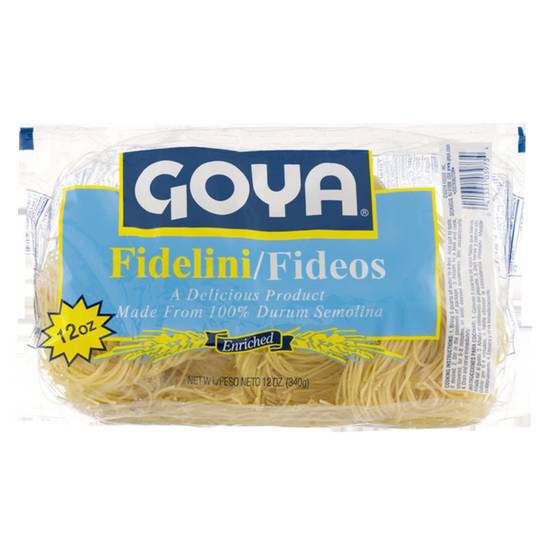 Order Goya Fidelini Pasta 12oz food online from Everyday Needs by Gopuff store, Tampa on bringmethat.com