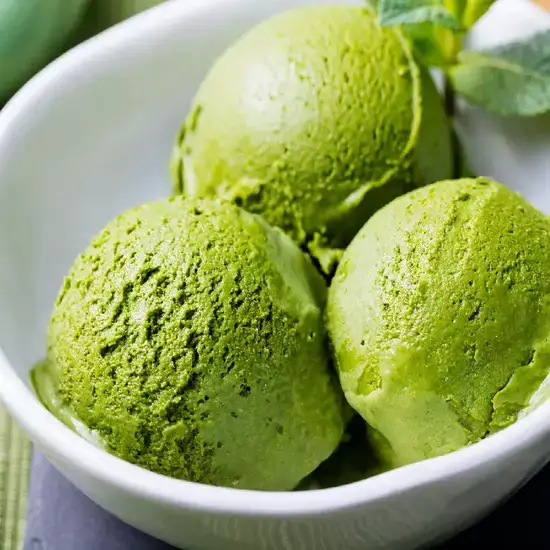 Order Green Tea Ice Cream food online from Fuji Revolving Sushi Bar store, Cypress on bringmethat.com