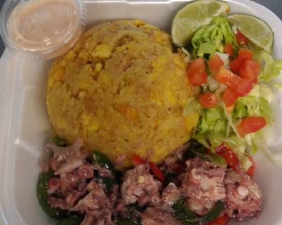 Order Mofongo Pulpo food online from Fonda El Criollito Restaurant store, Orlando on bringmethat.com