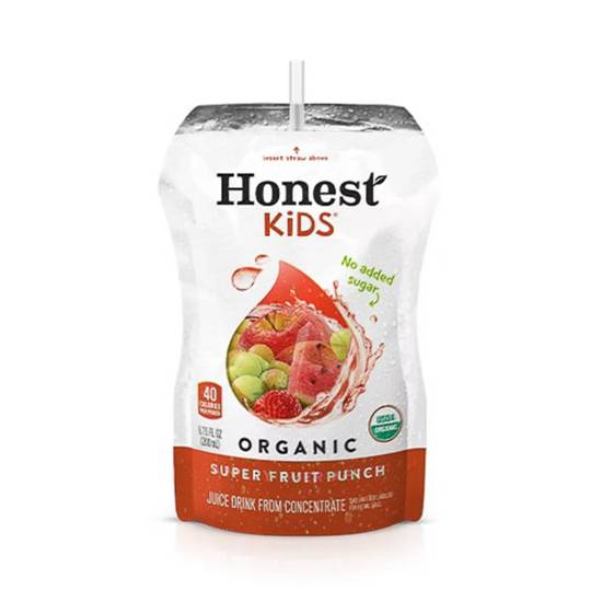 Order Honest Super Fruit Punch-Kids Pouch food online from Rise Biscuits Donuts store, Morrisville on bringmethat.com