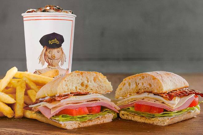 Order Farmer's Club Sandwich ™ Combo food online from Farmer Boys store, Santa Fe Springs on bringmethat.com