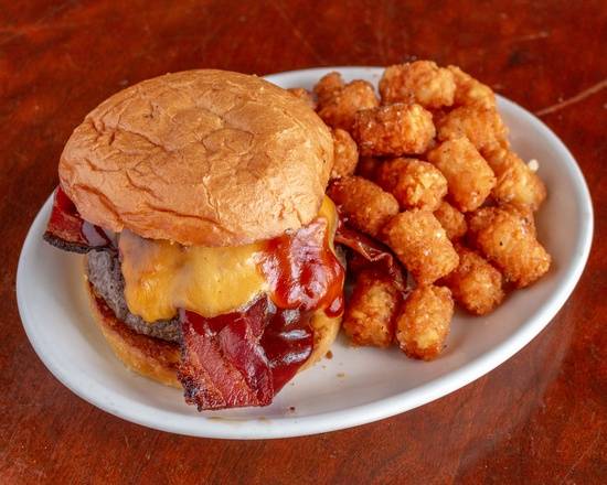 Order Pup-strami Burger food online from Wild Corgi Pub store, Denver on bringmethat.com