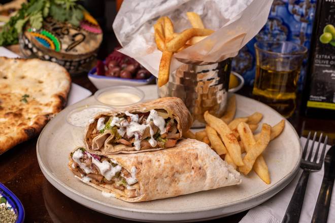 Order Chicken Shawarma Sandwich food online from Kabob Xpress store, Evansville on bringmethat.com