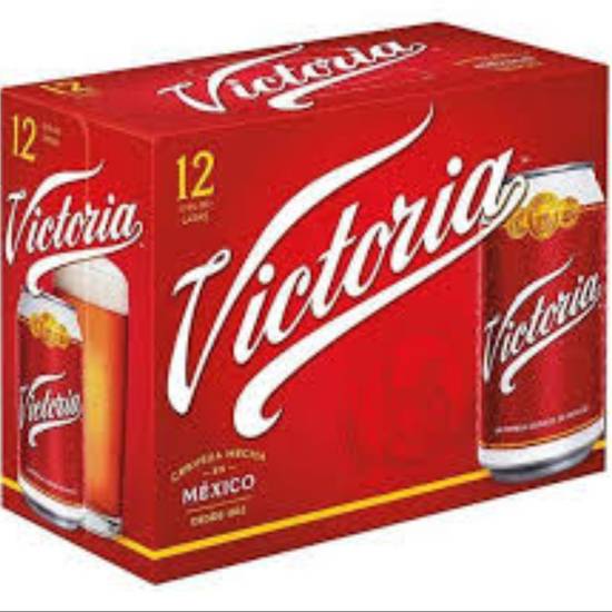 Order VICTORIA 12oz 12pk CANS food online from Duke Liquor & Jr. Market store, Los Angeles on bringmethat.com