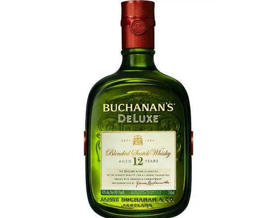 Order Buchanan's Deluxe 12 Year, 750mL whiskey (40.0% ABV) food online from Xtra Liquors & Wines store, WEST MIAMI on bringmethat.com
