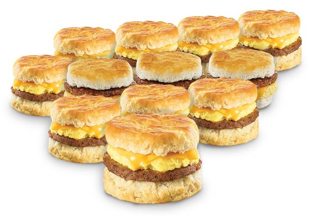 Order 12 SAUSAGE EGG & CHEESE BISCUITS food online from Krystal store, Orange Park on bringmethat.com