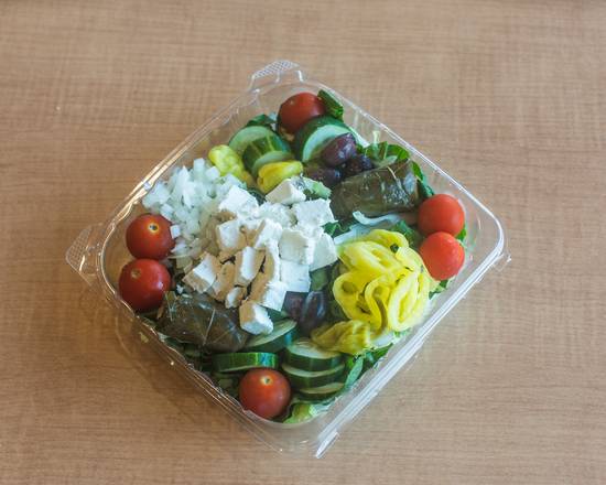 Order Greek Salad 綾  food online from Nick's Gyros & Grill store, West Columbia on bringmethat.com