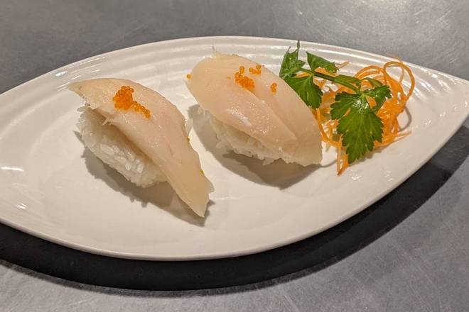 Order Escolar (Butterfish) Nigiri food online from Jojo Sushi Bar & Restaurant store, Santa Rosa on bringmethat.com