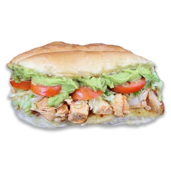 Order Chicken Torta food online from Viva Burrito Co. store, Denver on bringmethat.com