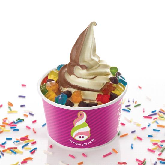 Order Chocolate and Vanilla Swirl food online from Menchies Frozen Yogurt store, Granada Hills on bringmethat.com