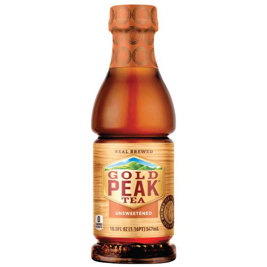 Order Gold Peak Unsweetened Tea 18.5oz food online from Casey store, Carter Lake on bringmethat.com