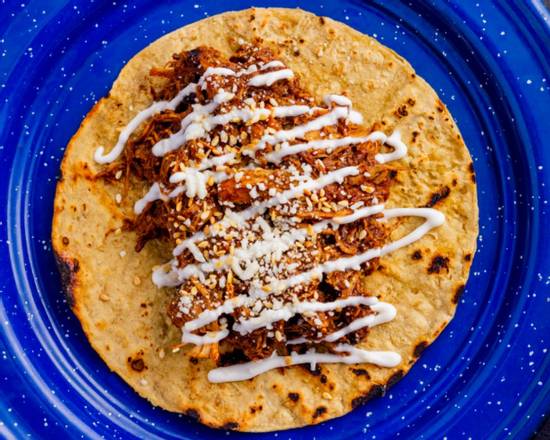 Order MOLE CHICKEN TACO food online from MX Taco store, Orlando on bringmethat.com