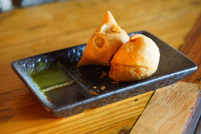 Order Veg Samosa (2 pcs) food online from Inchin Bamboo Garden store, Nashville on bringmethat.com