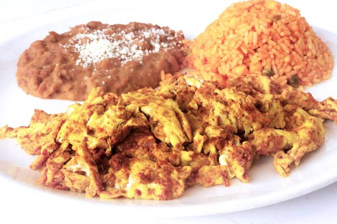 Order Huevos con Chorizo food online from Broken Yolk Cafe store, San Marcos on bringmethat.com