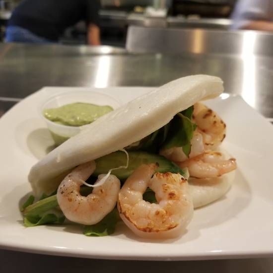 Order Shrimp Bao - Grilled & Crispy food online from The Fancy Fish store, San Diego on bringmethat.com