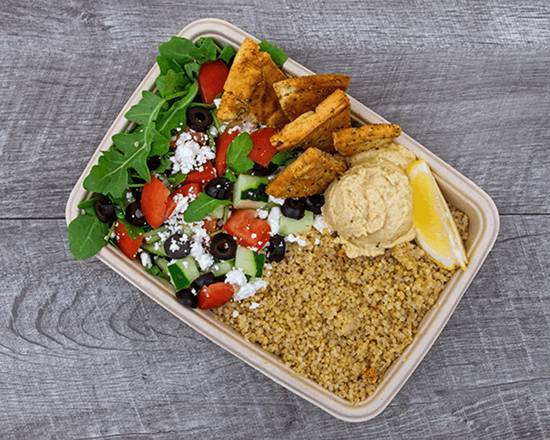 Order My Big Fat Greek Bowl with organic quinoa food online from Giardino Gourmet Salads store, Miami on bringmethat.com