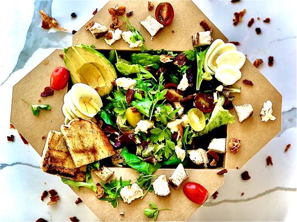 Order Cobb Salad with Blue Cheese Dressing food online from The Salad Bowl store, Oakland on bringmethat.com