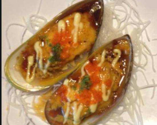 Order Baked Mussels food online from Shiro Sushi Teriyaki store, Portland on bringmethat.com