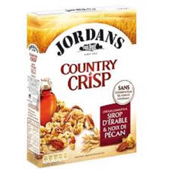 Jordans Country Chrisp Sirop d'érable & Noix de pécan 550g