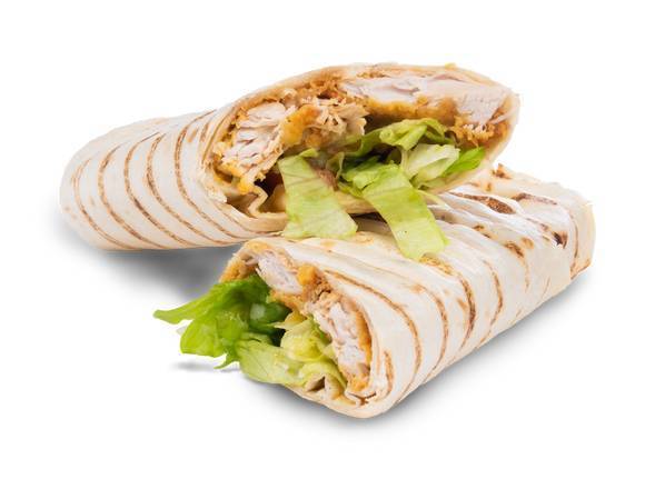 Fried chicken wrap