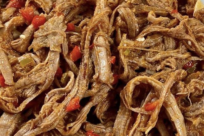 Order Carne Mechada(1lb) food online from Arepa One store, Hialeah on bringmethat.com